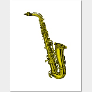 Saxophone Print Posters and Art